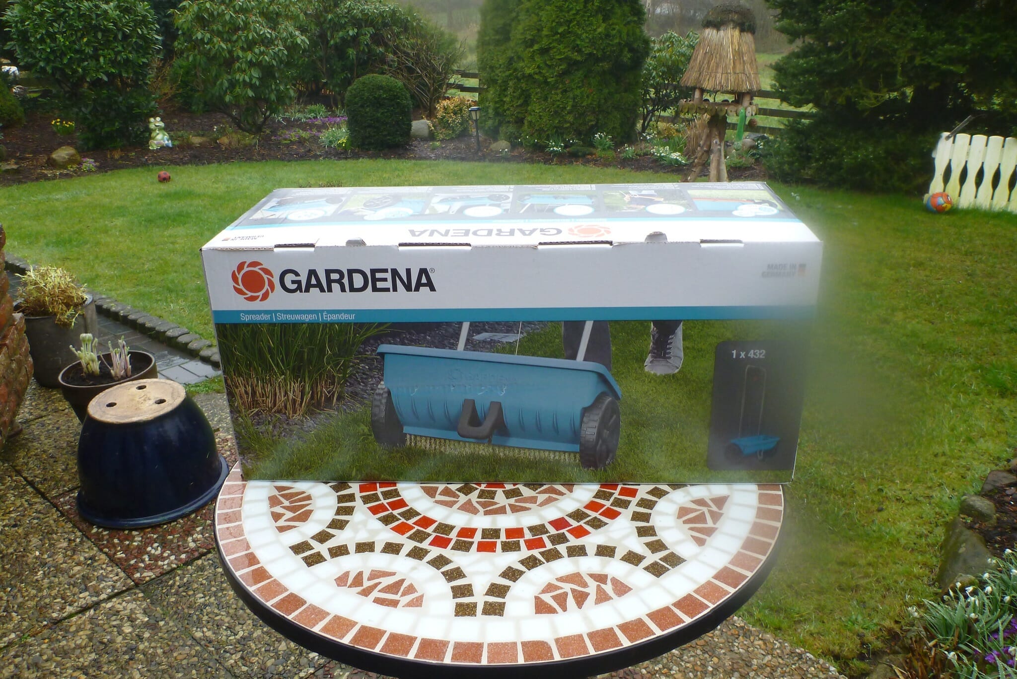 Gardena Streuwagen L Test rasenduenger.de